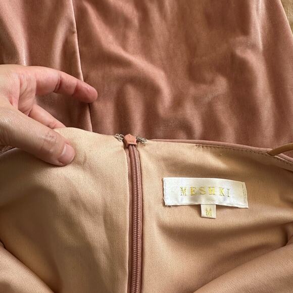 Meshki Velvet Bodycon Mini Dress - Picture 7 of 9